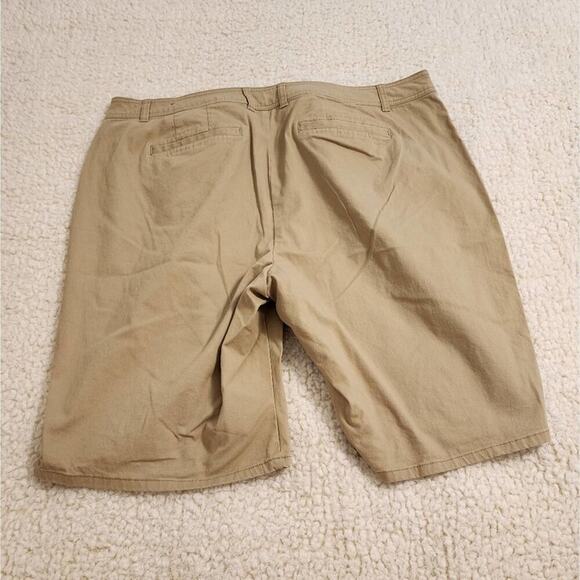 Lane Bryant  Womens Khaki Golf Shorts Bermuda Walking‎ Casual Activewear plus 22 - Picture 2 of 6